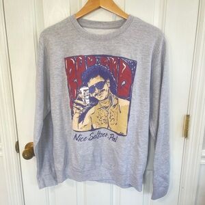 Rad Dad Buckle Medium Graphic Print Crewneck Sweatshirt 90’s Style Mullet Funny